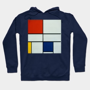 Composition C (No.III) with Red, Yellow and Blue, 1935 by Piet Mondrian Hoodie